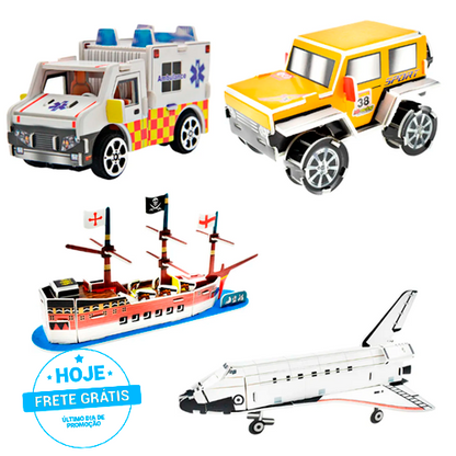 Casinha de Montar Montessori - Monte e se Divirta!