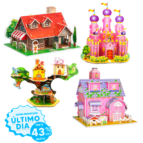 Casinha de Montar Montessori - Monte e se Divirta!