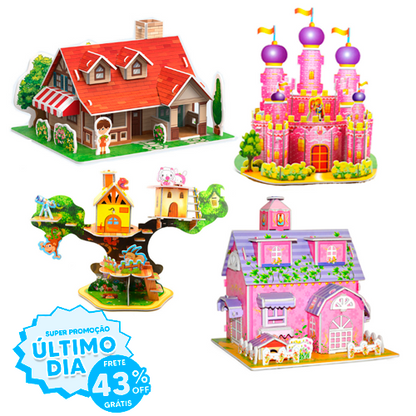 Casinha de Montar Montessori - Monte e se Divirta!