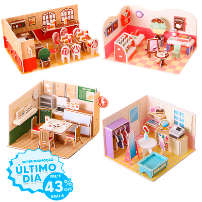 Casinha de Montar Montessori - Monte e se Divirta!