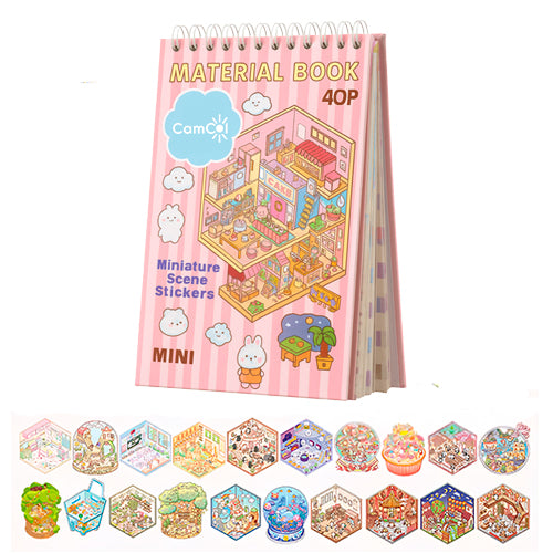 Livro de Adesivos - Cenários para Colar!