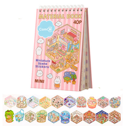 Livro de Adesivos - Cenários para Colar!