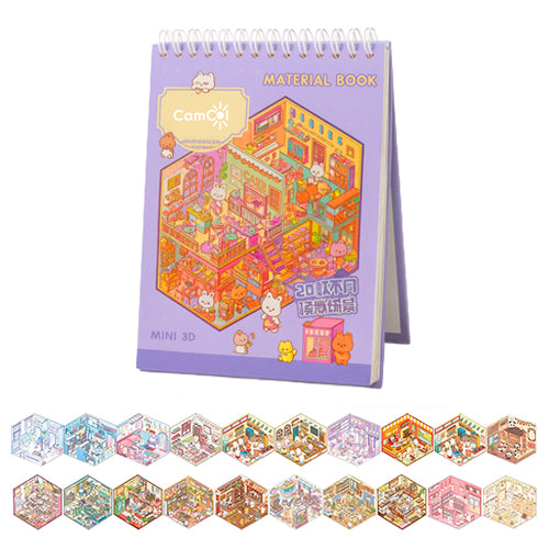 Livro de Adesivos - Cenários para Colar!