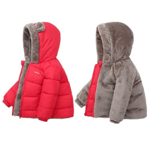 Jaqueta Infantil com Capuz Puffer - Conforto e Proteção!