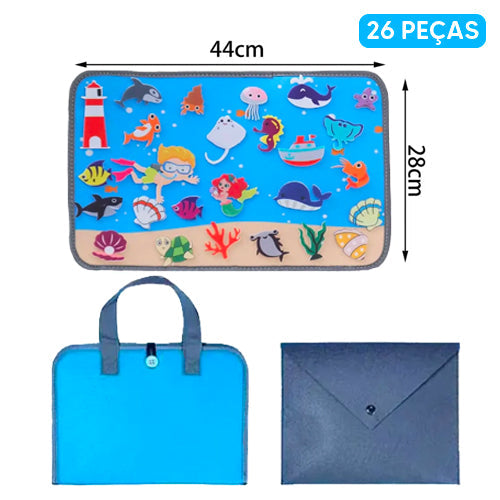 Maleta Criativa Montessori - Criatividade e Imaginação!