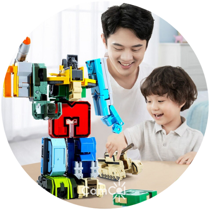 Transformers Numérico - Robô 3 em 1