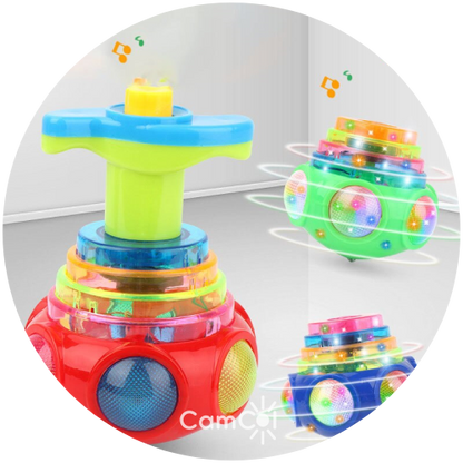 Pião Musical - Surpresa em Cada Giro!