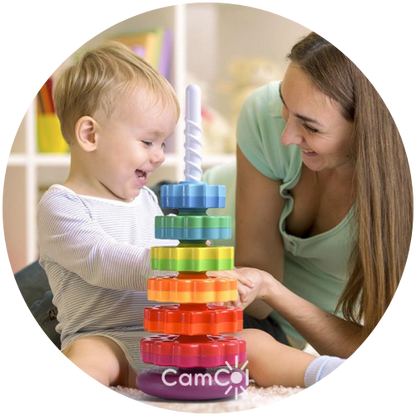 Arco-Íris Encantado Giratório - Cores Giratórias e Alegres!