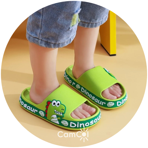Chinelo Slide de Dinossauro - Proporcionando aventura!