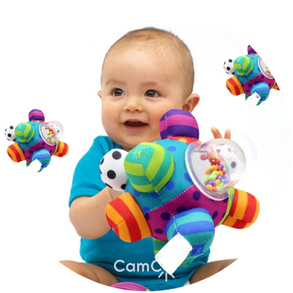 Chocalho 3D Sensorial - Explorando Movimentos e Sons!