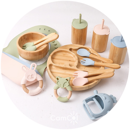 Conjunto Alimentação Bambu - Kit Completo (7 Peças)