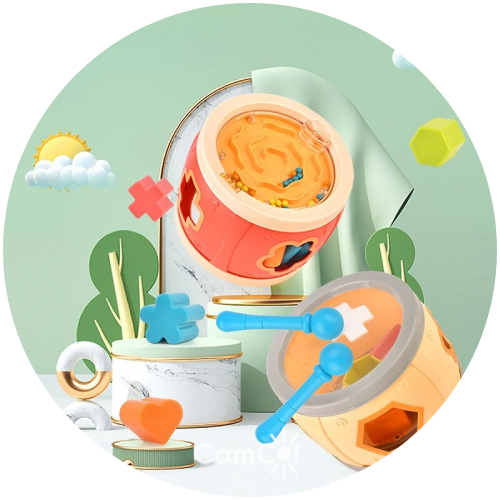 Tambor Sensorial Infantil - Jornada de Descoberta Sonora!