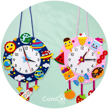 Relógio Montessori de Cognição - Tempo em Aprendizado!