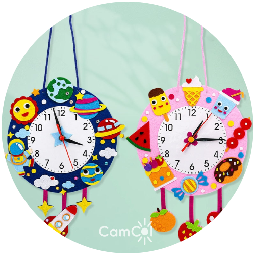 Relógio Montessori de Cognição - Tempo em Aprendizado!