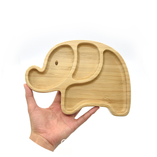 Prato Alimentação Bambu - Coleção Meu Animalzinho (1 Peça)