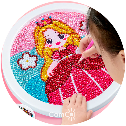 Diamante Art Brilhante - Seu Quadrinho de Cristal!