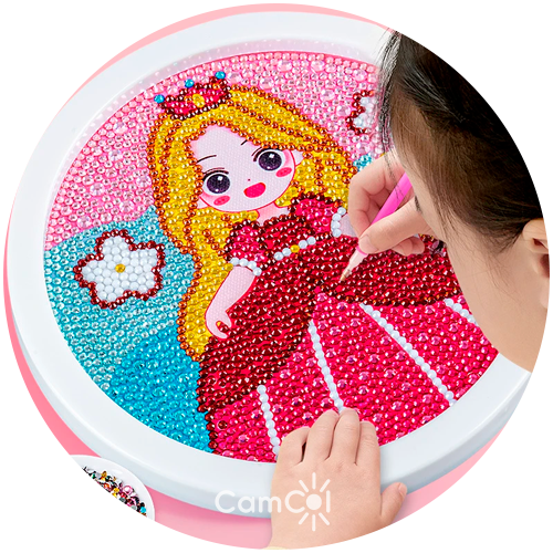 Diamante Art Brilhante - Seu Quadrinho de Cristal!