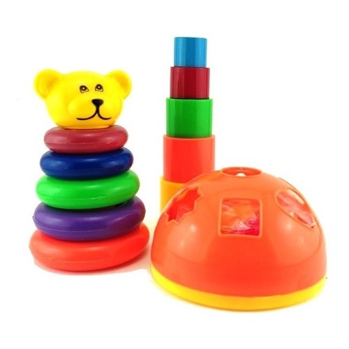 Brinquedo Baby Toys Montessori - Kit com 3 Brinquedos!