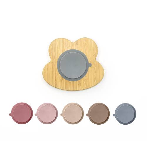 Prato Alimentação Bambu - Coleção Meu Animalzinho (1 Peça)