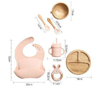 Conjunto Alimentação Bambu - Kit Completo (7 Peças)