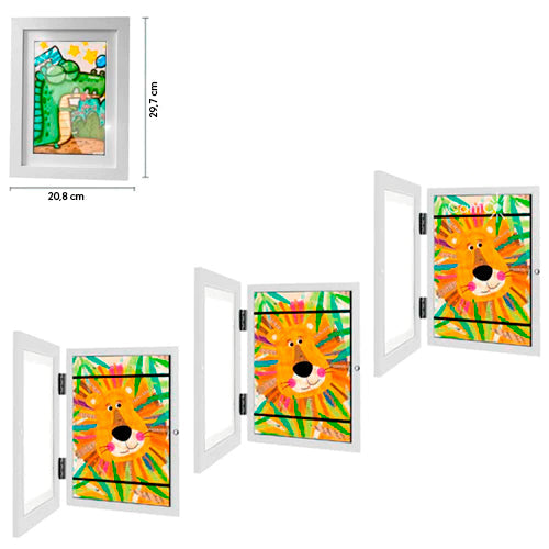 Quadro Guarda Desenhos - 3 Unidades! (Tamanho A4)