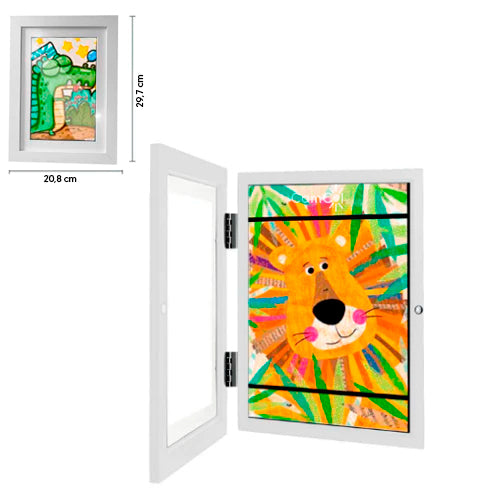 Quadro Guarda Desenhos - Eternize Momentos na Parede!