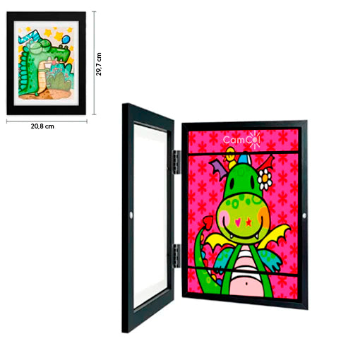 Quadro Guarda Desenhos - Eternize Momentos na Parede!