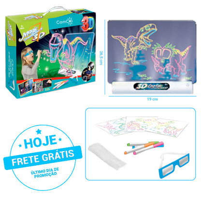 Quadro Mágico - Desenhos em 3D!