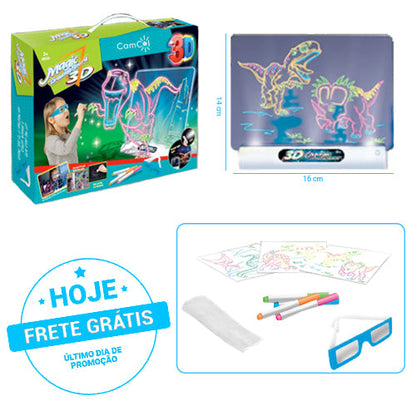 Quadro Mágico - Desenhos em 3D!