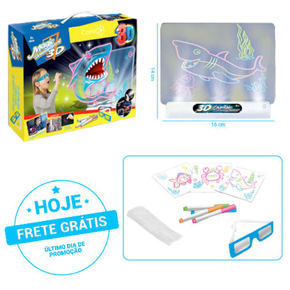 Quadro Mágico - Desenhos em 3D!