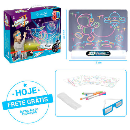 Quadro Mágico - Desenhos em 3D!