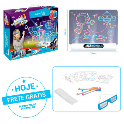 Quadro Mágico - Desenhos em 3D!