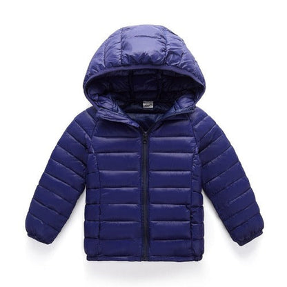 Jaqueta Puffer Infantil - Quentinhos durante o Outono e o Inverno!