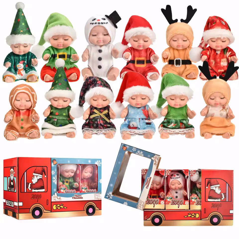 Mini Reborn Natalina – Coleção Encantada de Natal