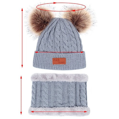 Gorro, Cachecol e Luva Infantil - Trio Proteção -  1 a 3 Anos!