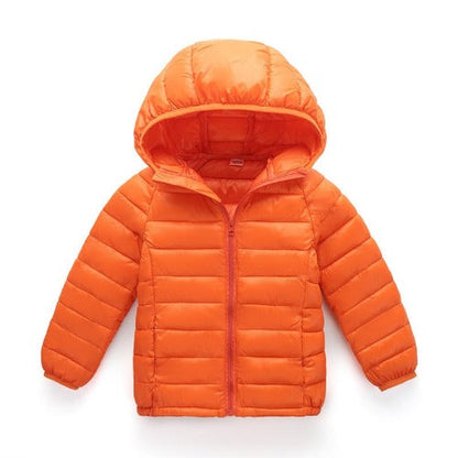 Jaqueta Puffer Infantil - Quentinhos durante o Outono e o Inverno!