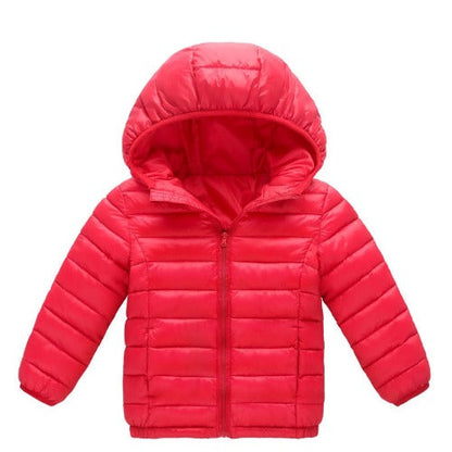 Jaqueta Puffer Infantil - Quentinhos durante o Outono e o Inverno!