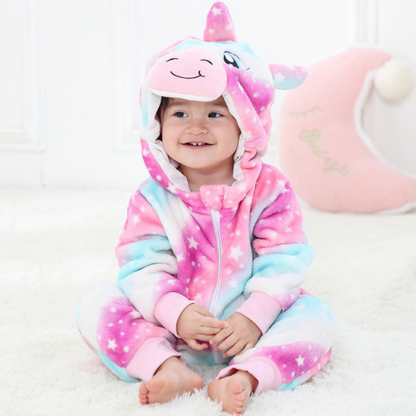 Macacão Infantil de Bichinhos - Aventuras Quentinhas!