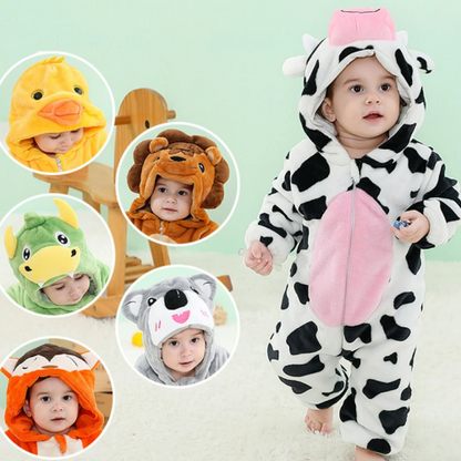 Macacão Infantil de Bichinhos - Aventuras Quentinhas!