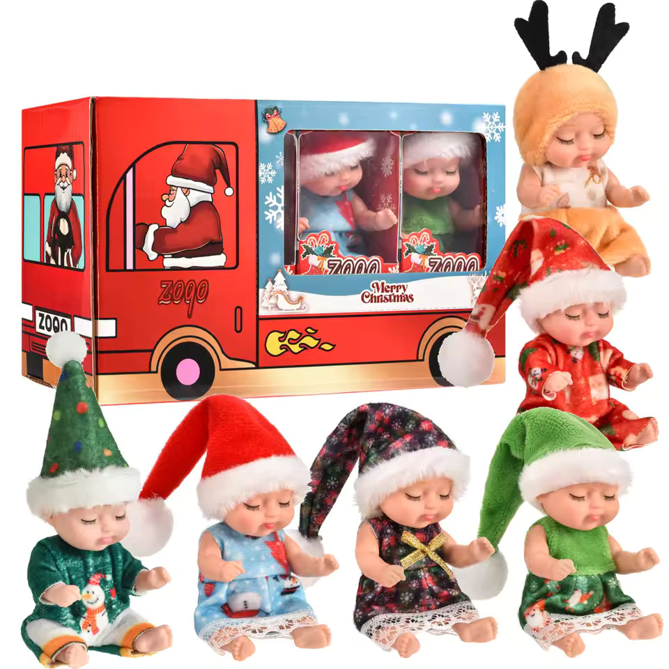 Mini Reborn Natalina – Coleção Encantada de Natal