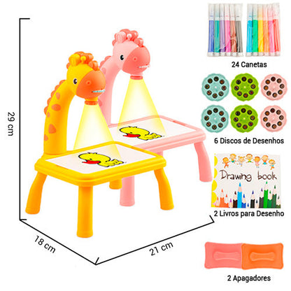 Seu Girafa - Mesa de Desenhos Infantil