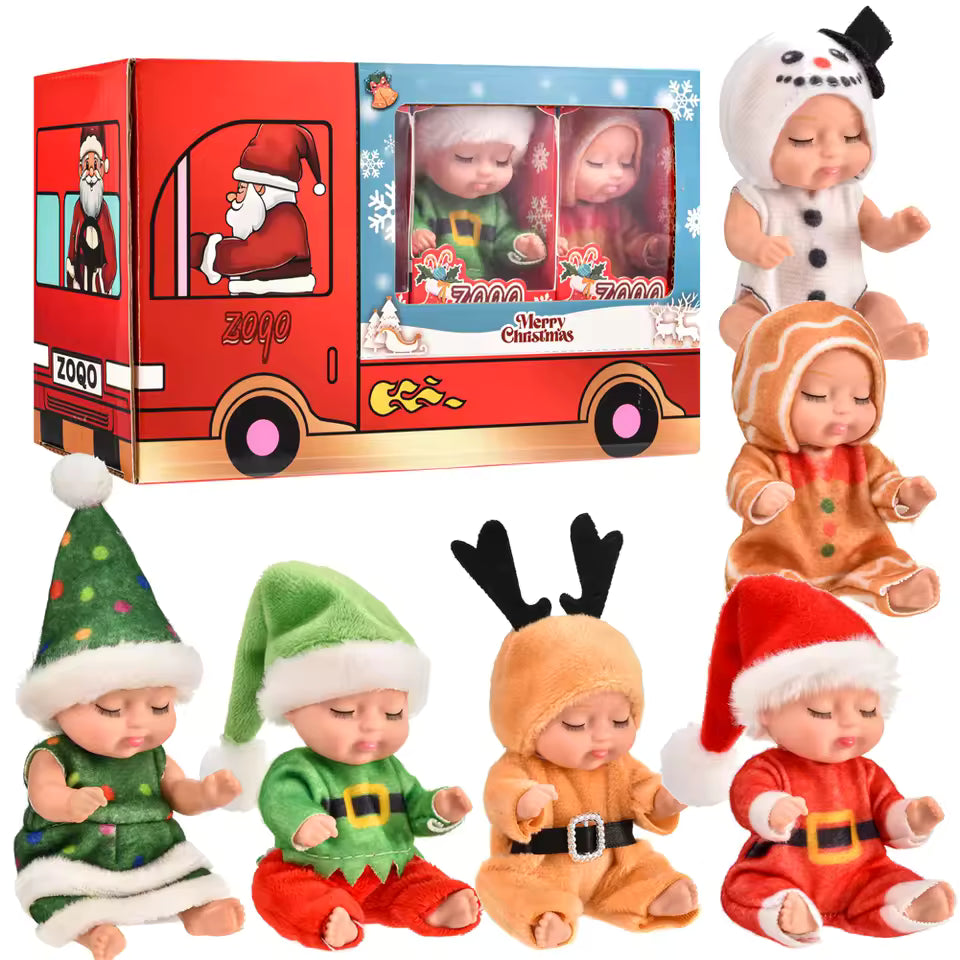 Mini Reborn Natalina – Coleção Encantada de Natal