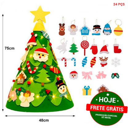 Árvore de Natal Montessori - Monte Você Mesmo!