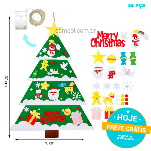 Árvore de Natal Montessori - Monte Você Mesmo!