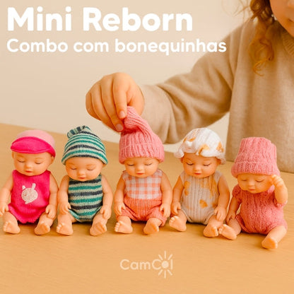 Mini Reborn - Combo com 3 Bonecas!