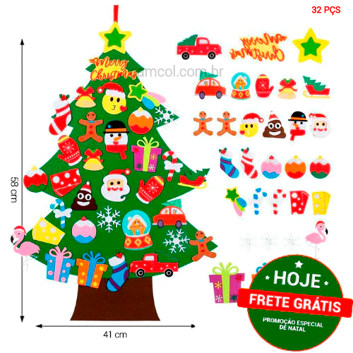 Árvore de Natal Montessori - Monte Você Mesmo!