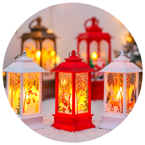 Luminárias Natalinas - Decoração perfeita pro Natal!