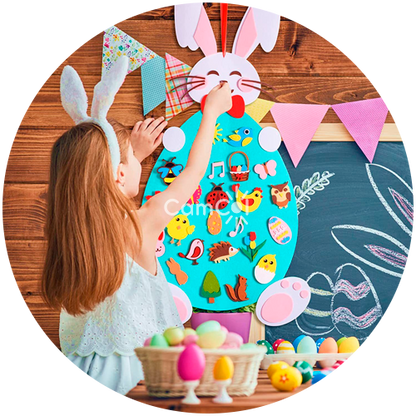 Coelhinho da Páscoa Montessori - Monte Você Mesmo!