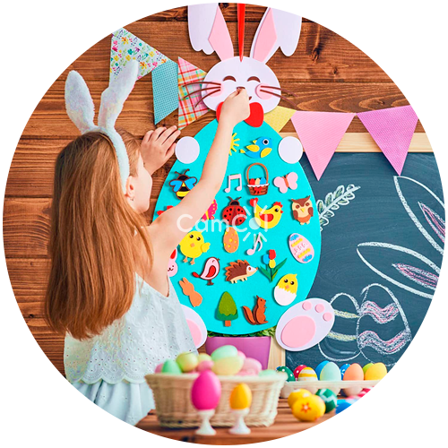 Coelhinho da Páscoa Montessori - Monte Você Mesmo!