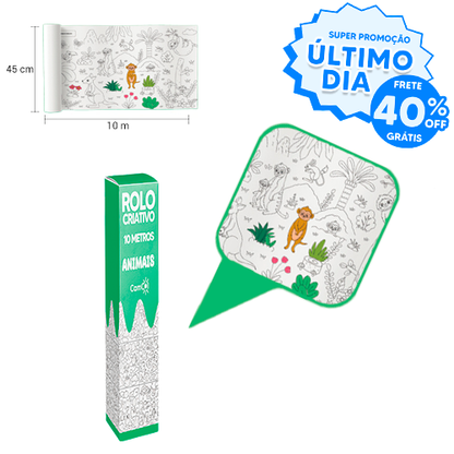 Rolo Criativo - Chega de Desenhar na Parede!